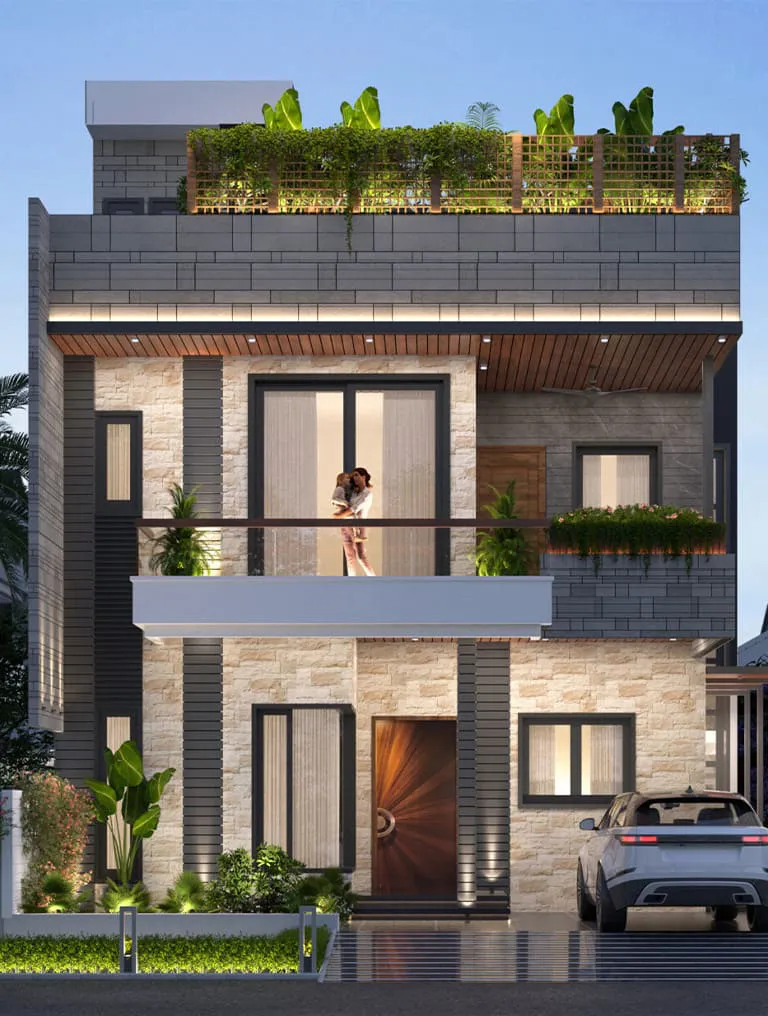 Rever Homes office reception design in Gurgaon