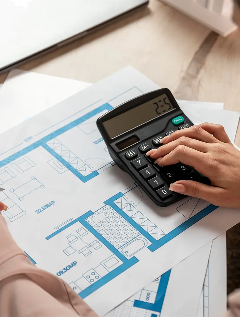 Cost calculator benefits showing transparent pricing breakdown